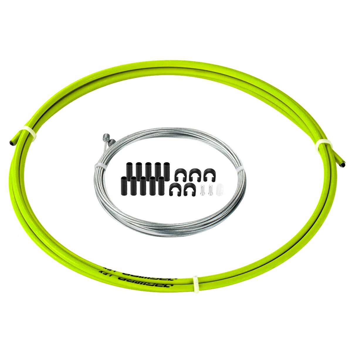CNC Bike Shifter Cable MTB Shift Cable Housing Set: Green