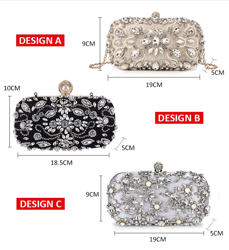 Luxy Moon Women Clutch Bag Wedding Clutch Party Purse and Handbag Pearl Clutch Luxury Handbags Women Bags Wallet bolsa