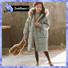 Cappotto invernale 2022 nuova giacca imbottita in cotone sciolto giacca da bambina imbottita in cotone imbottito medio e lungo per ragazze