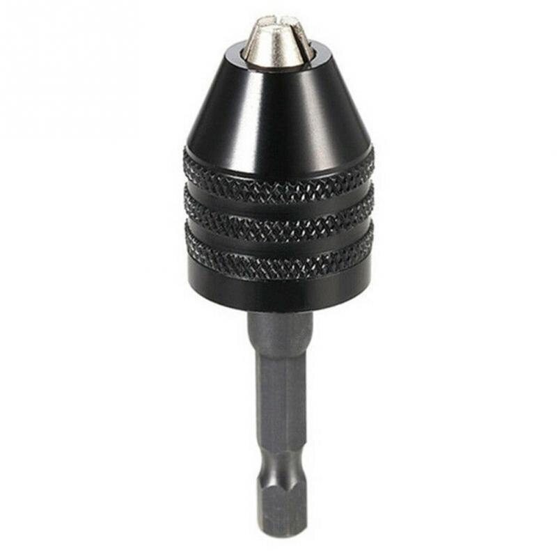 0.6-8mm bor til dremel borehul roterende værktøj patroner nøglefri adapter konverter sekskantet skaft multi chuck chuck