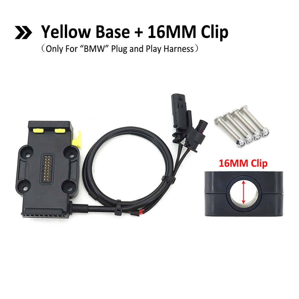 Voor Alle Bmw Motorfiets Draadloze Opladen 12/16/22Mm Roll Bar Telefoon Navigatie Beugel Base R1250GS R1150GS f750GS F850GS R1200GS: PEACOCK BLUE