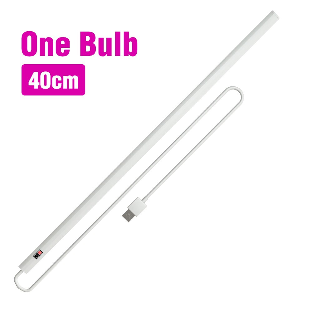 Smart Sensing Ultraviolet Sterilizer Light LED UVC Disinfect Bacterial Hand Sweep UV Germicidal Lamp 20/30/40/50cm Ozone Lamp: USB 40CM