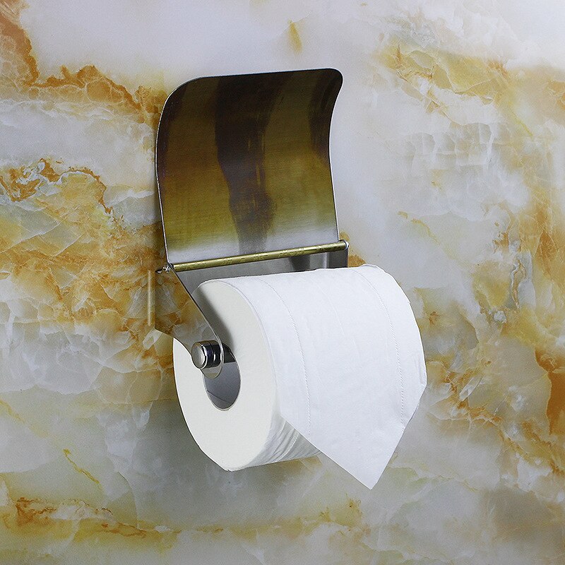 Rustfrit stål toiletpapir kasse toilet papkasse sundhed papkasse toiletpapir rack badeværelse hånd papkasse toilet