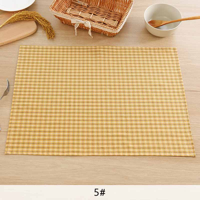 Mcao kafe serviett bomull vanlig bord restaurant skotsk stil serviett husholdning kjøkken dekorasjon tilbehør 60*45 cm h29: 5