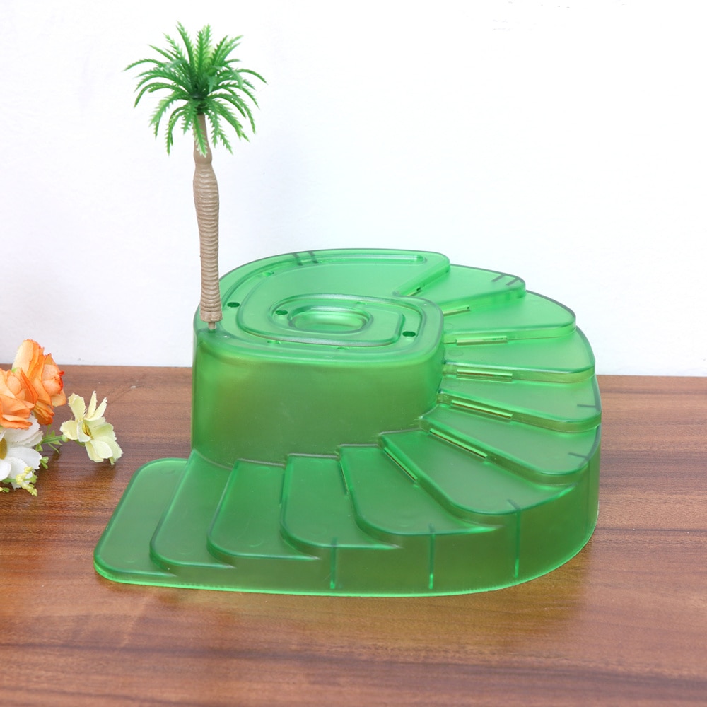 1pc Bask Platform Realistic Simulation Lifelike Lightweight Durable Basking Platform Climbing Ramp for Aquarium Tank Landscaping