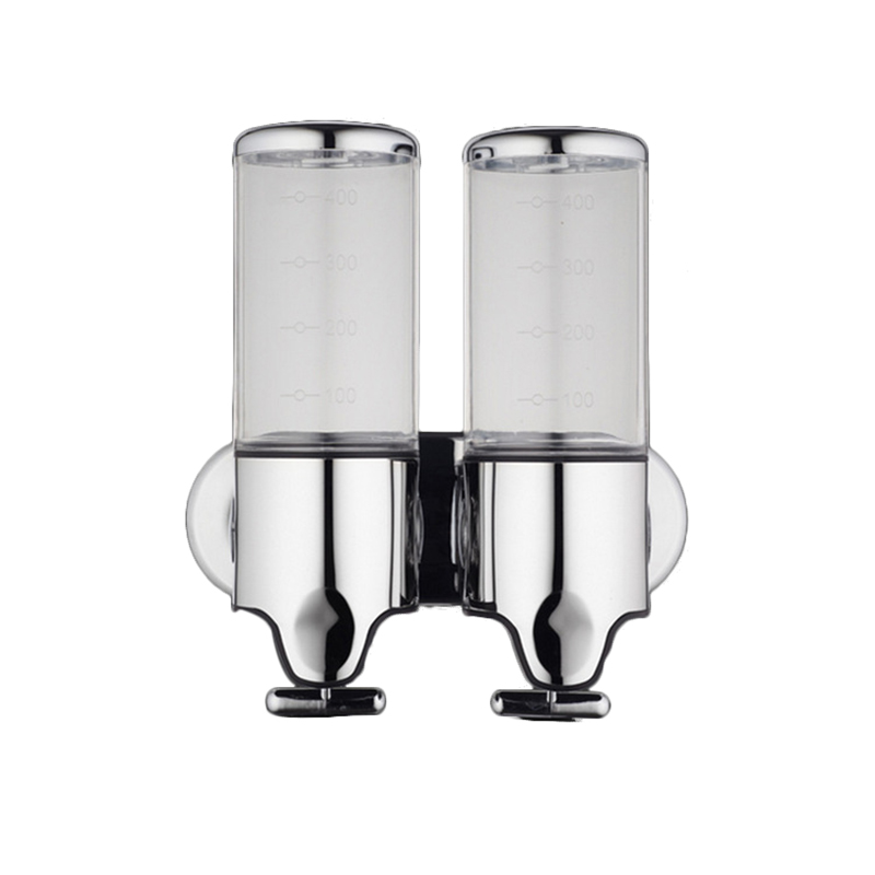 500ml Double tank Liquid Soap Dispenser Bottle Home Hotel Wall Mount Lavatory Bath Soap Dispenser