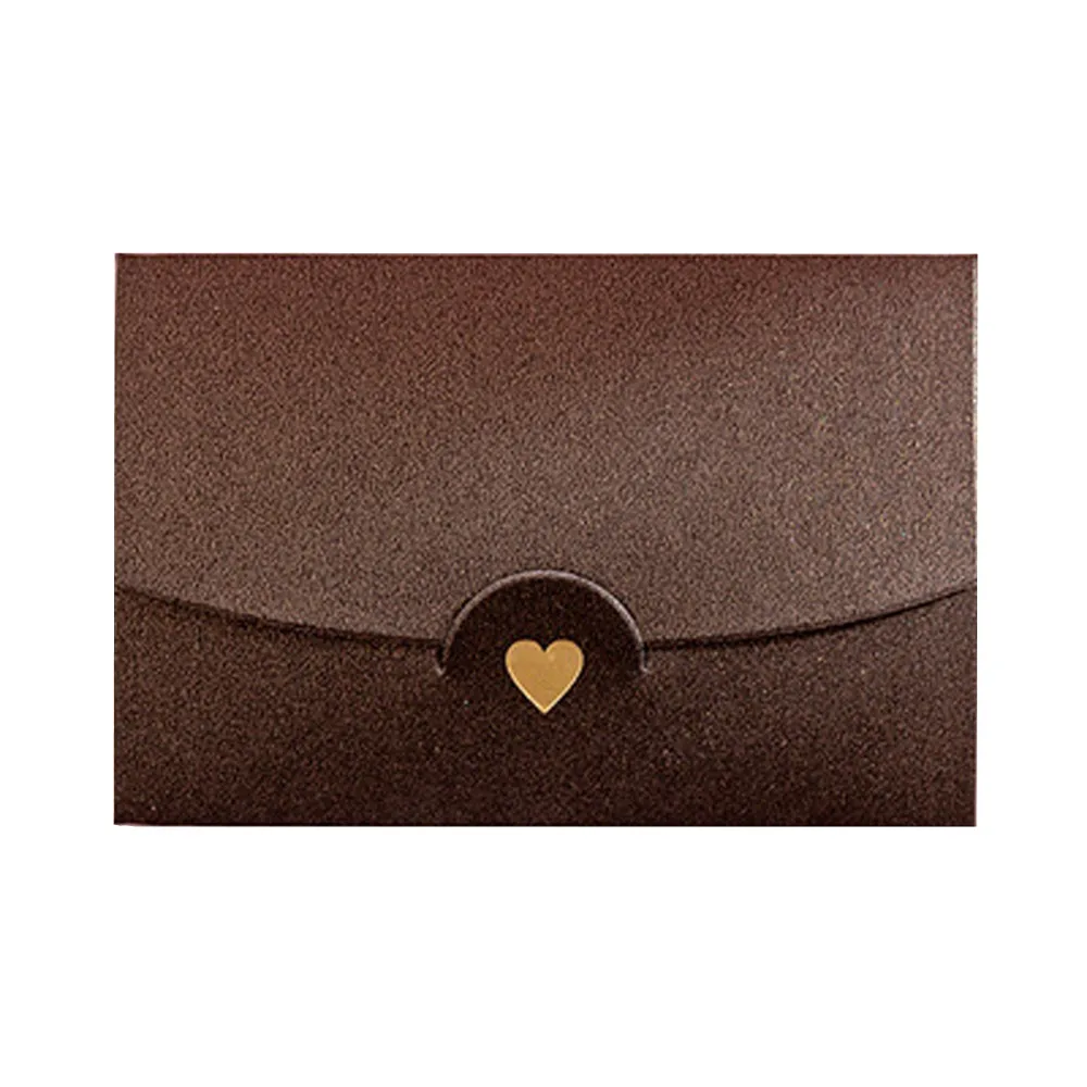 Stationary Small Envelope 10.5*7CM For Letter Pearlescent Paper Paper Envelopes Name Card Mini Envelopes Greeting Card: Blue