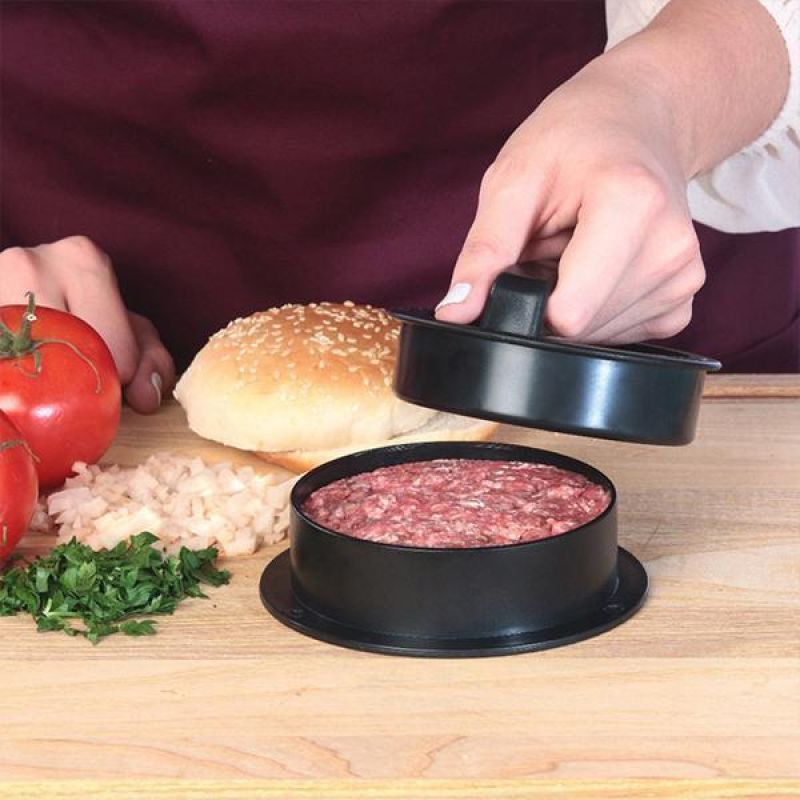 Non-stick Kitchen Stuffed Burger Maker Press Round Shape Hamburger Meat Maker Hamburger Patty Maker and Sliders