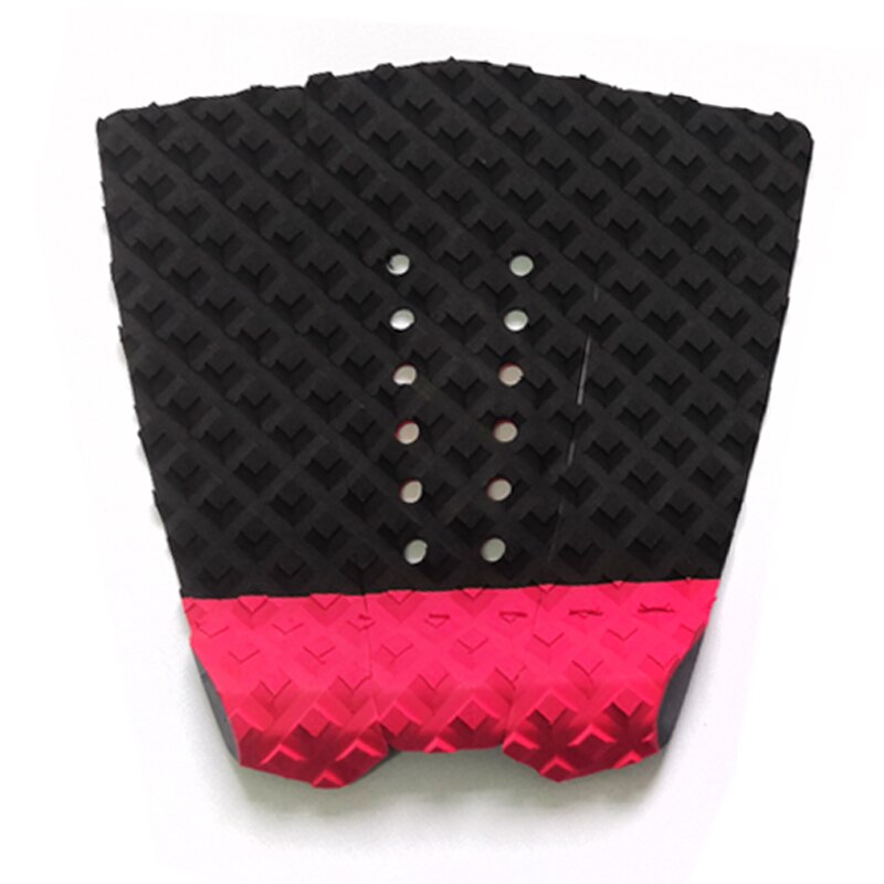 Best Surfboard Traction Pad 3M9786 Glue Surf Pad EVA Foam Deck Pad Tail Pad windsurf Skimboard: red black