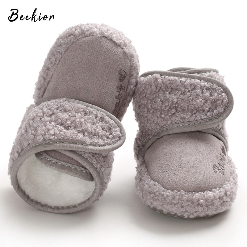 2021 scarpe da neonato per bambini stivaletti caldi invernali neonate stivaletti in cotone con punta tonda stivali da neve per ragazzi scarpe morbide di moda