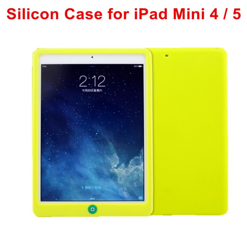 Silicone Case for ipad mini 1 2 3 Case Full Body Protect Skin Soft Cover for ipad mini 5 case Soft Back Cover for iPad Mini 4