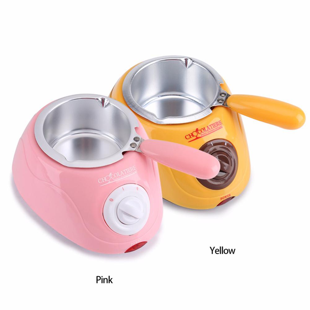 Chokolade smeltedigel elektrisk fondue chokolade slik smeltedigel smelter maskine gør det selv madlavningsværktøj