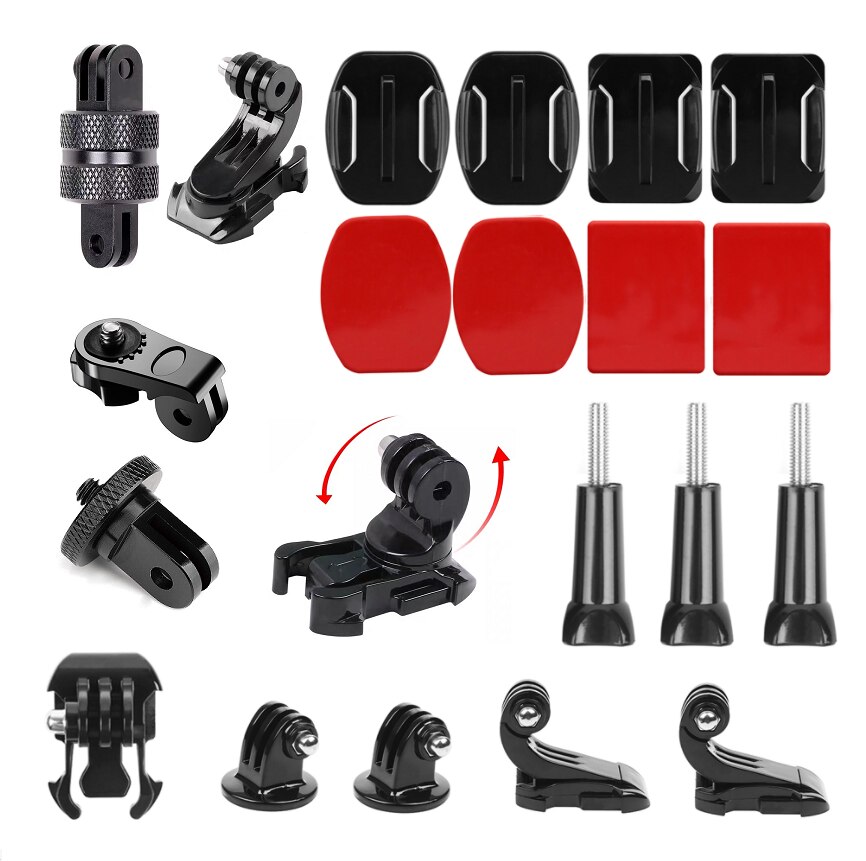 Accesorios acción de la cámara para GoPro héroe 9 8 7 5 Osmo Yi 4K SJCAM Eken Base Go Pro accesorios de montaje en