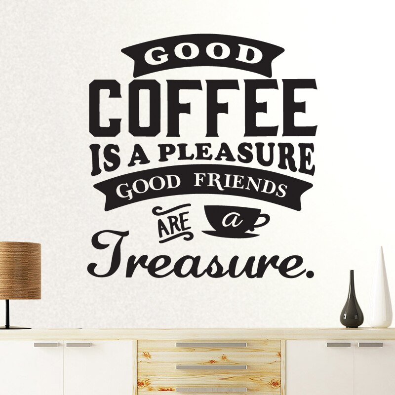 Coffee Shop Sticker Decal Cafe Cup Vinyl Art Wall Decals Decor Mural Decoration Break Coffee Glass Decals CAFE1017