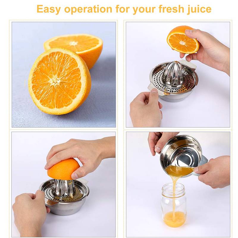 Mini Juicer Handhold Fruit Orange Lemon Juice Maker Stainless SteelHand Press Squeezers Citrus Juicers Mini Home Appliances
