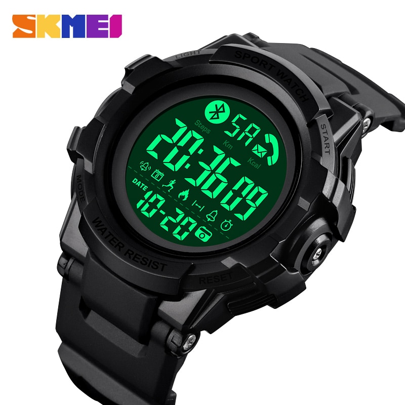 SKMEI Mode Slimme Horloge Mannen Bluetooth Pols Smartwatch Mens Call APP Bericht Herinnering reloj inteligente Voor Huawei Xiaomi 1501