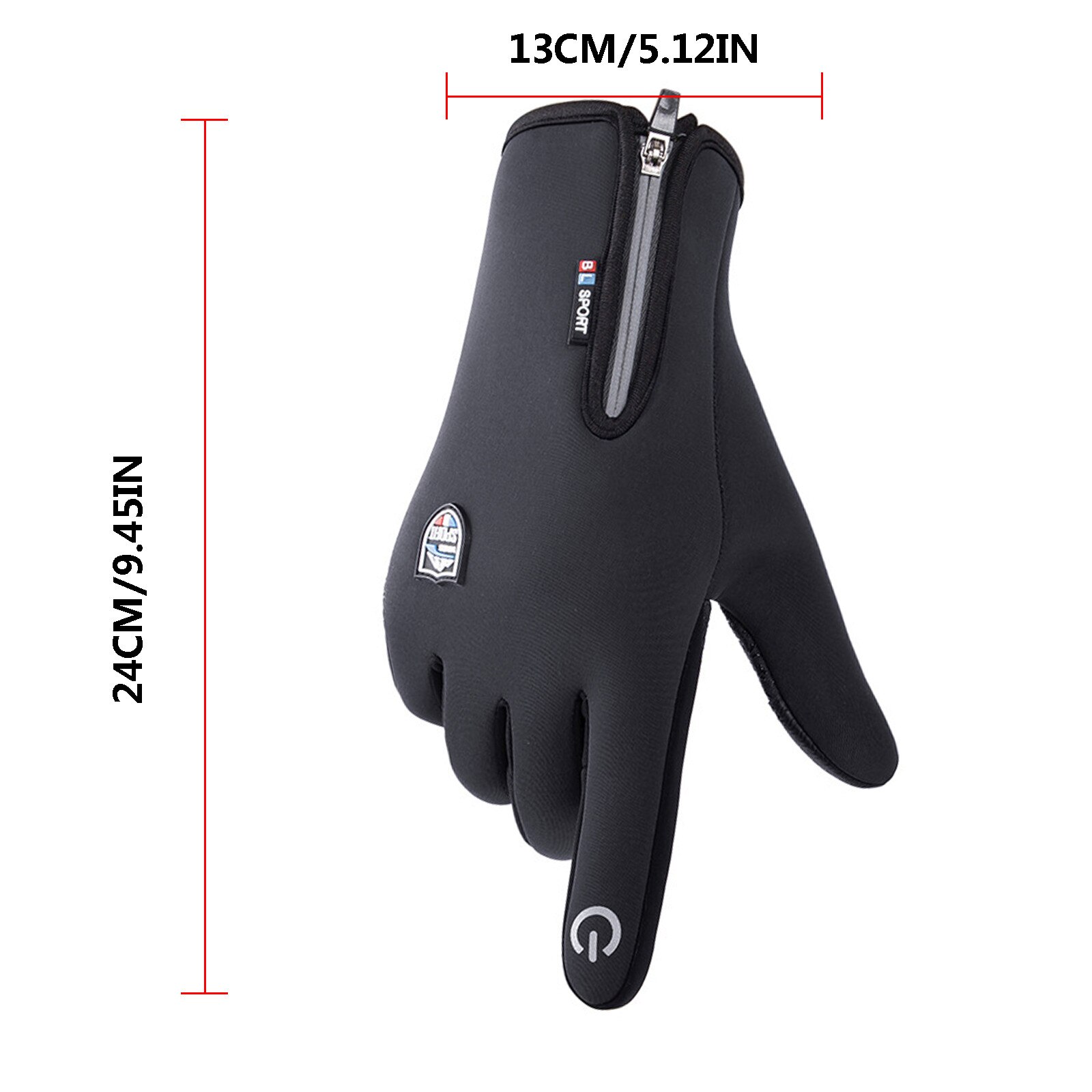 Windproof Cycling Gloves Full Finger Sport Riding MTB Bike Gloves Touch Screen Winter Autumn Bicycle Keep Warm Gloves Uniesx
