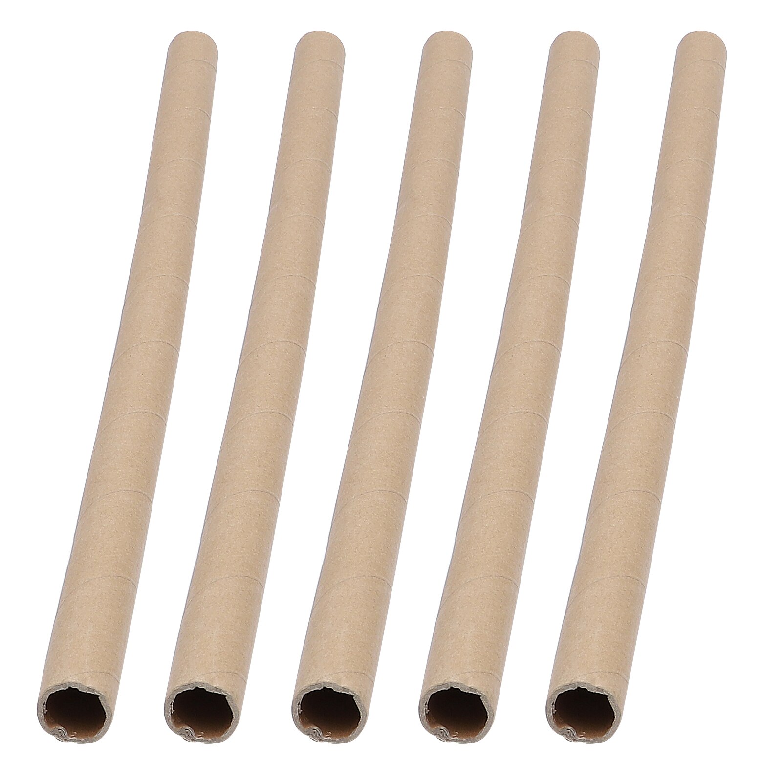 15pcs Children Hand-made Paper Tubes DIY Cardboard Tubes Round Paper Rolls