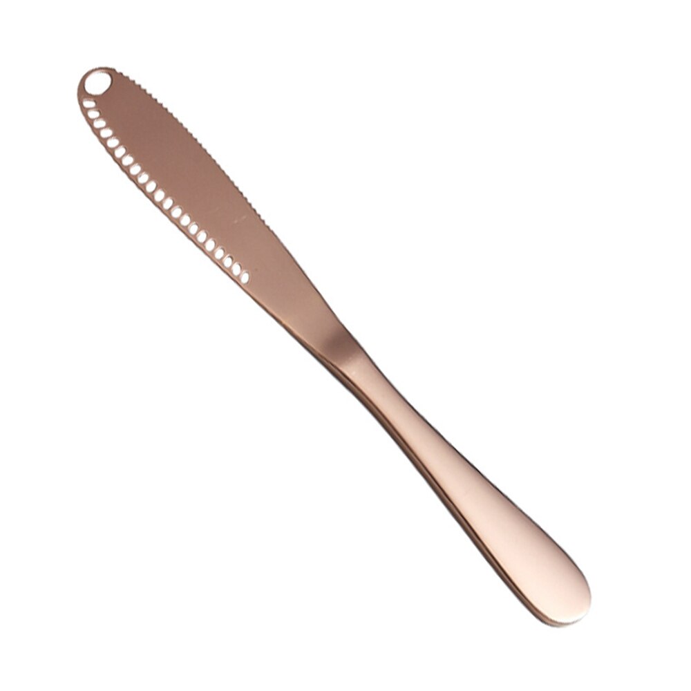 Stainless Steel Round Hole Cheese Cutter Bread Marmalade Spread Butter Dessert Jam Cheese Tools Tableware: M