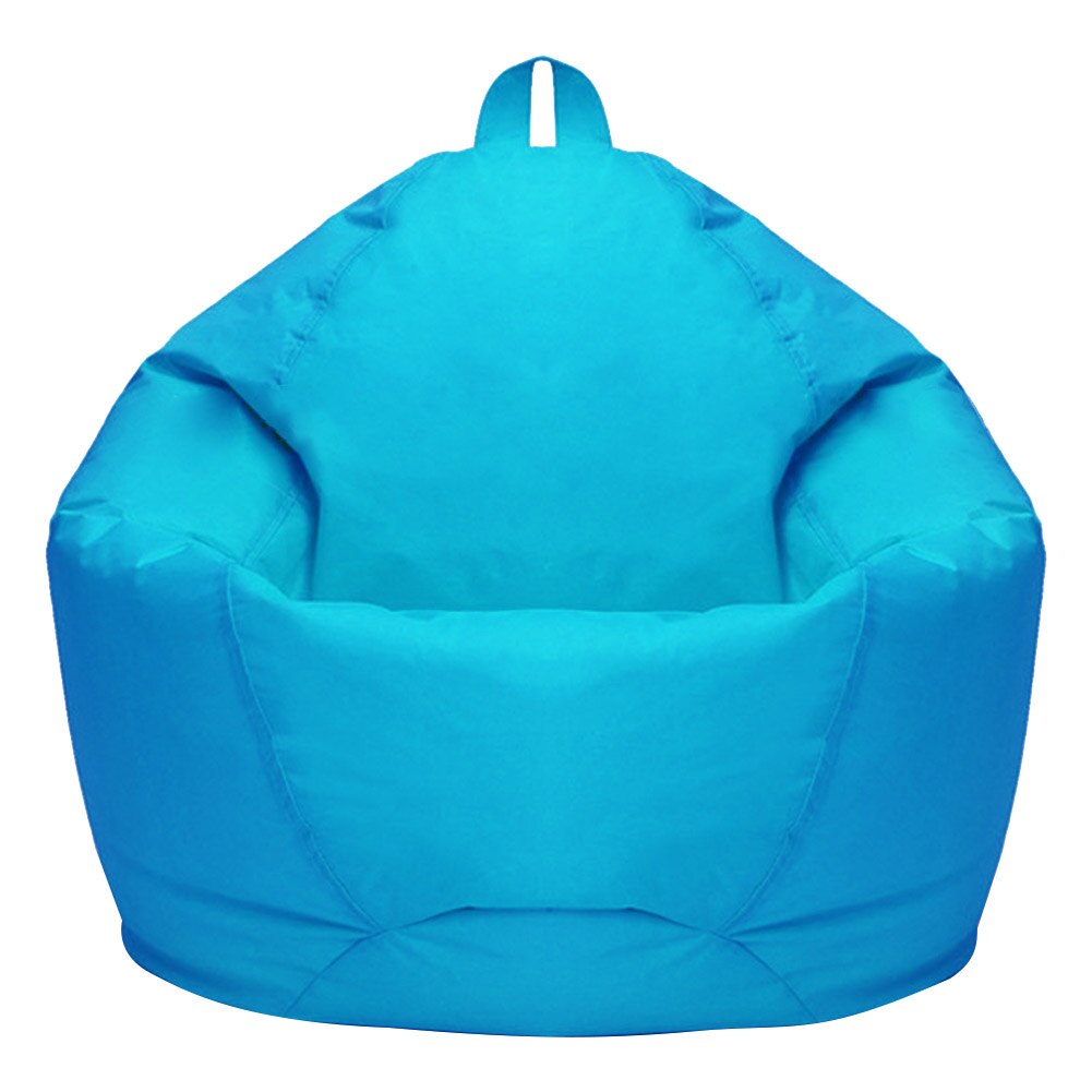 Nordisk stil møbler innendørs sofa sofaer loungestol oxford stoff mykt hjem stue soverom uten fyllstoff bønnepose deksel: Blå