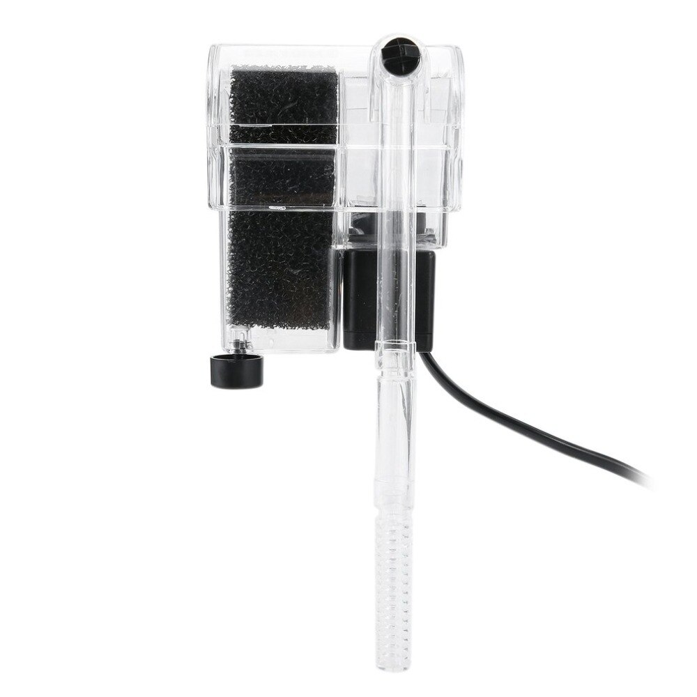 Mini 220-240V Fish Turtle Tank Aquarium External Oxygen Pump Waterfall Filter Water Circulation Mini Aquarium Power Filter
