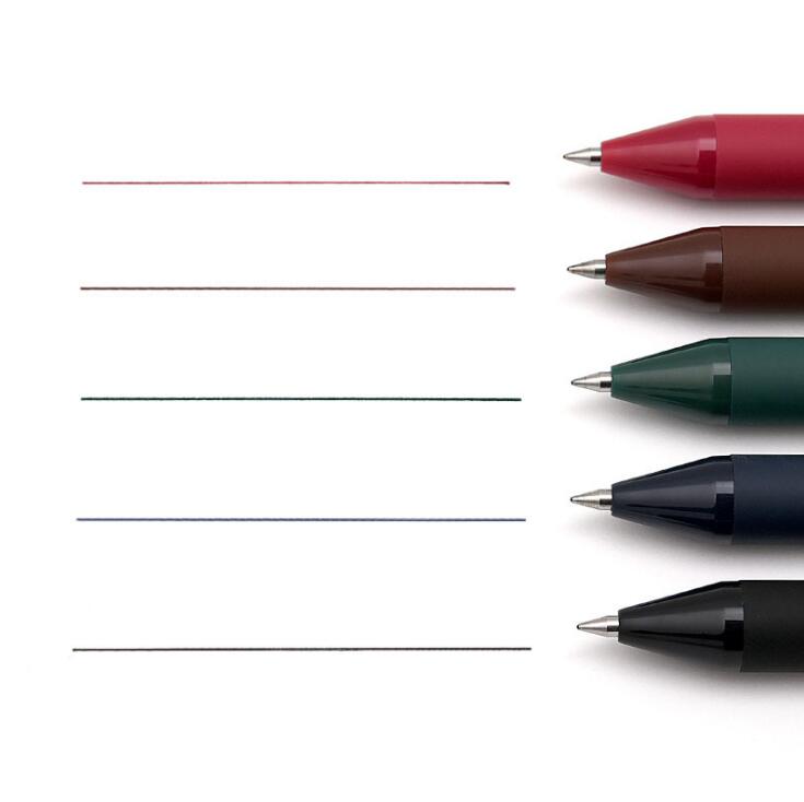 Xiaomi-bolígrafo KACO Original, marcador colorido, cadena ecológica, recarga escolar, 5 colores, 0,5mm, azul y rojo, recarga de tinta ABS duradera
