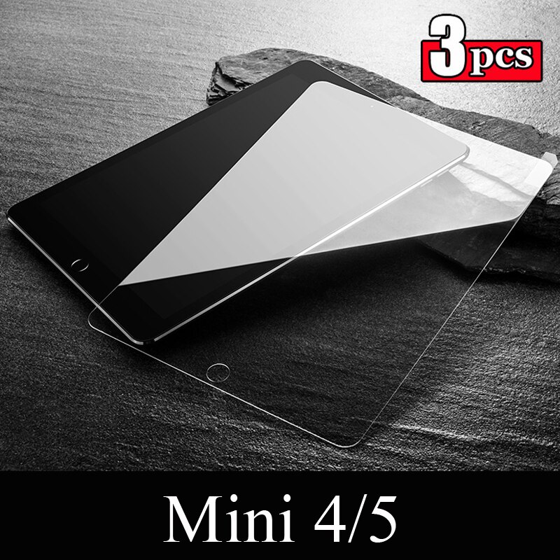 9H Gehärtetem Glas Für iPad Air 4 10,9 zoll 2,5 D Volle Abdeckung Screen Protector Für iPad Pro 11 Air 2 3 MiNi 5 4 3 2 10,2 Glas: mini 45