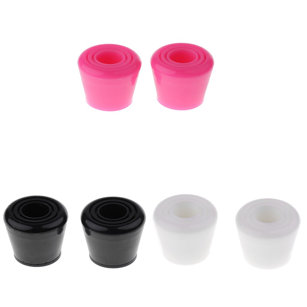 2pcs Bolt-On Toe Stop Soft and Comfortable Skate Toe Stops for Derby and Other Skating