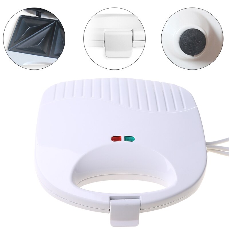 Electric Deep Fill Sandwich Toaster Press, Two Portion, Stainless Steel 750W,EU