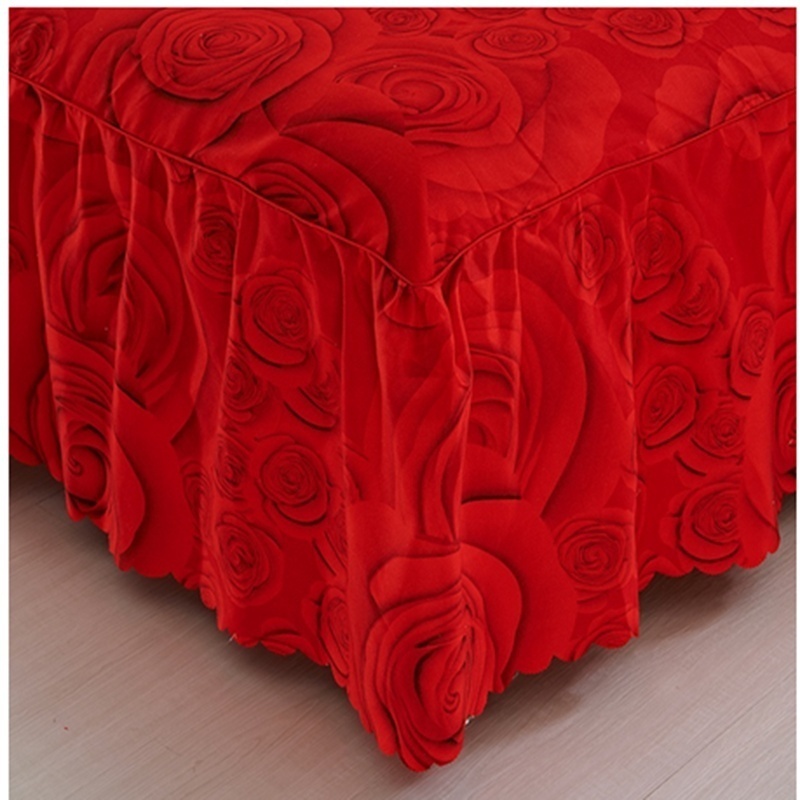 Rose blomster hjem sengetøj bomuld rødt sengetøj sengetæppe