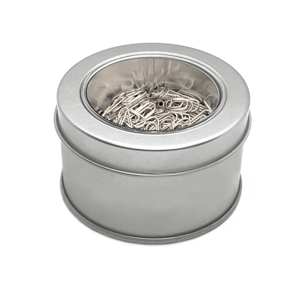 200 st silver mini gem super söta små gem 3/5 " rostfritt stål i silver bleck gem hållare kontorsklämmor