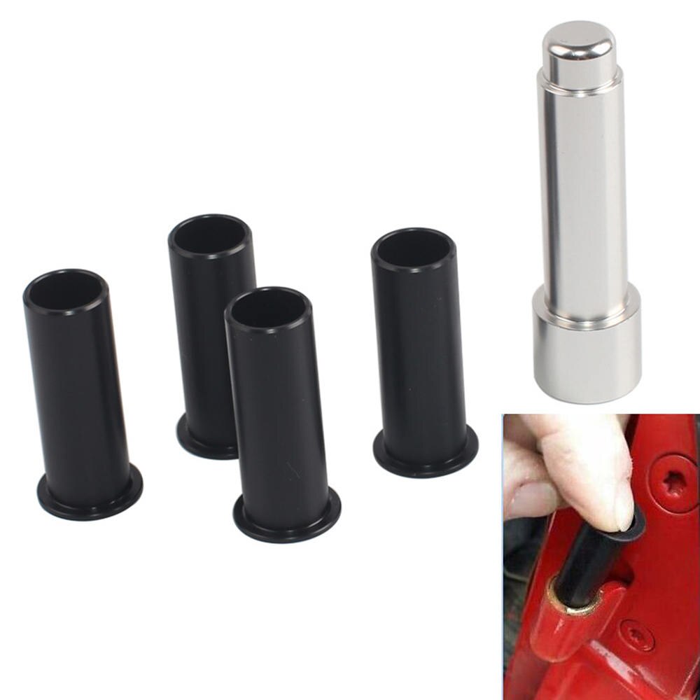 Door Hinge Pin Liners Bushings Kit Fit For Jeep/CJ Wrangler YJ TJ Delrin Kentrol For Jeep Wrangler JKU Door Hinge Bushing