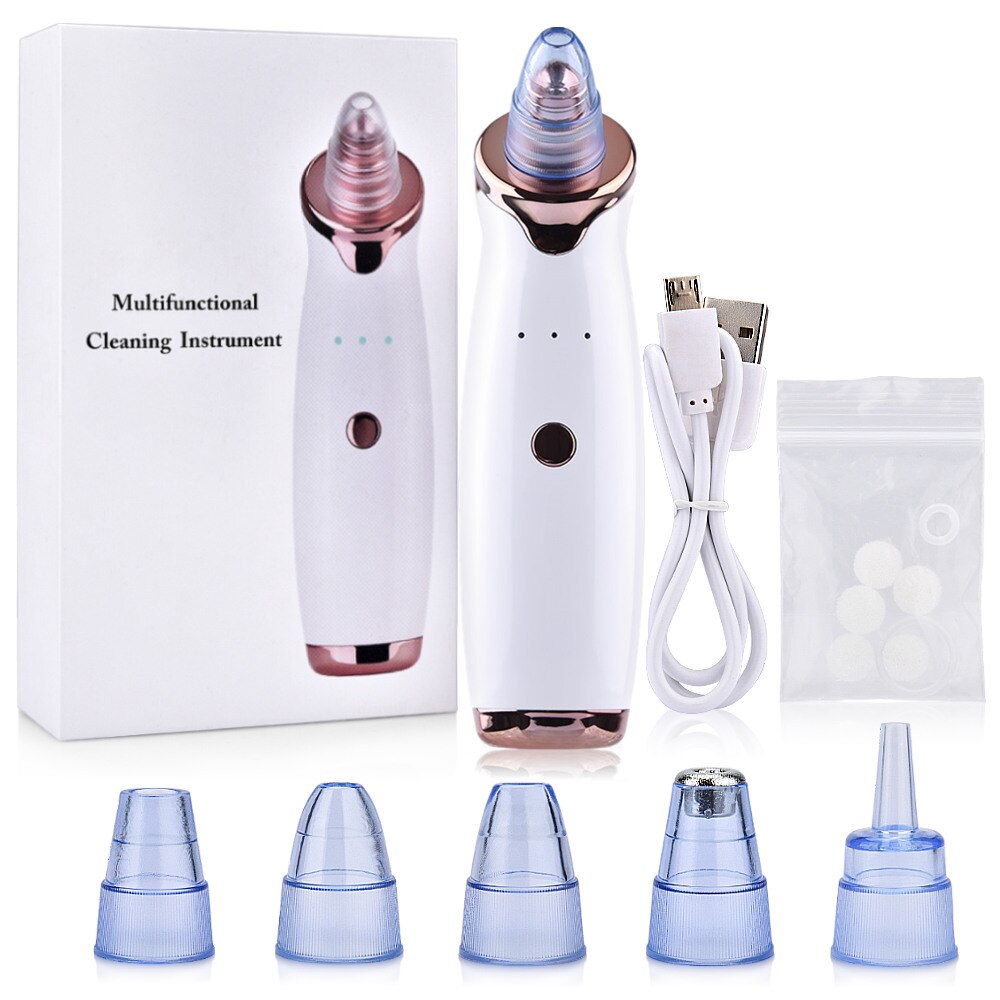 Pore Cleaner Blackhead Remover Vacuum Electric Nose Face Deep Cleansing Skin Care Machine Birthday Beauty Tool
