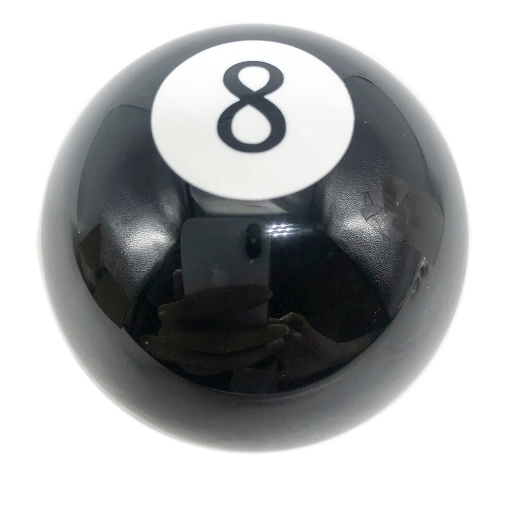 Schwarz 8 acht Schwimmbad Billard Ball Schaltknauf w/ Adapter Universal- Fahrzeug beim/MT Schalthebel Hebel Kopf