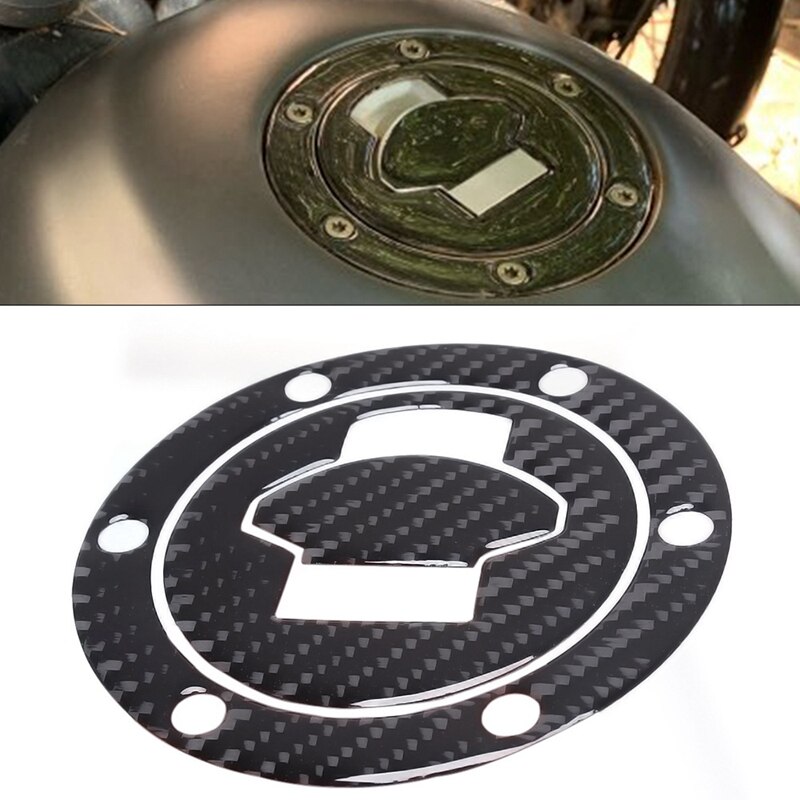 3D Carbon Fiber Tank Gas Cap Pad Filler Cover Sticker Decals Voor Bmw R1200RT K1200S F650 R1150 R/Rs/Gt/Lt Alle