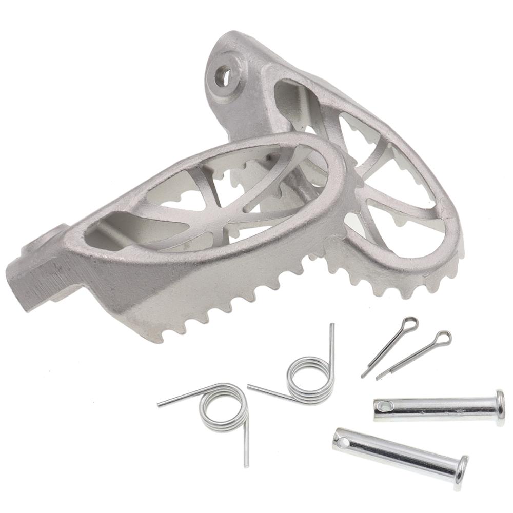 Stainless Steel Foot Pegs Pedals FootRests Fit for ktm250 crf250(2001) CQR Dirt Bike Motorcycle