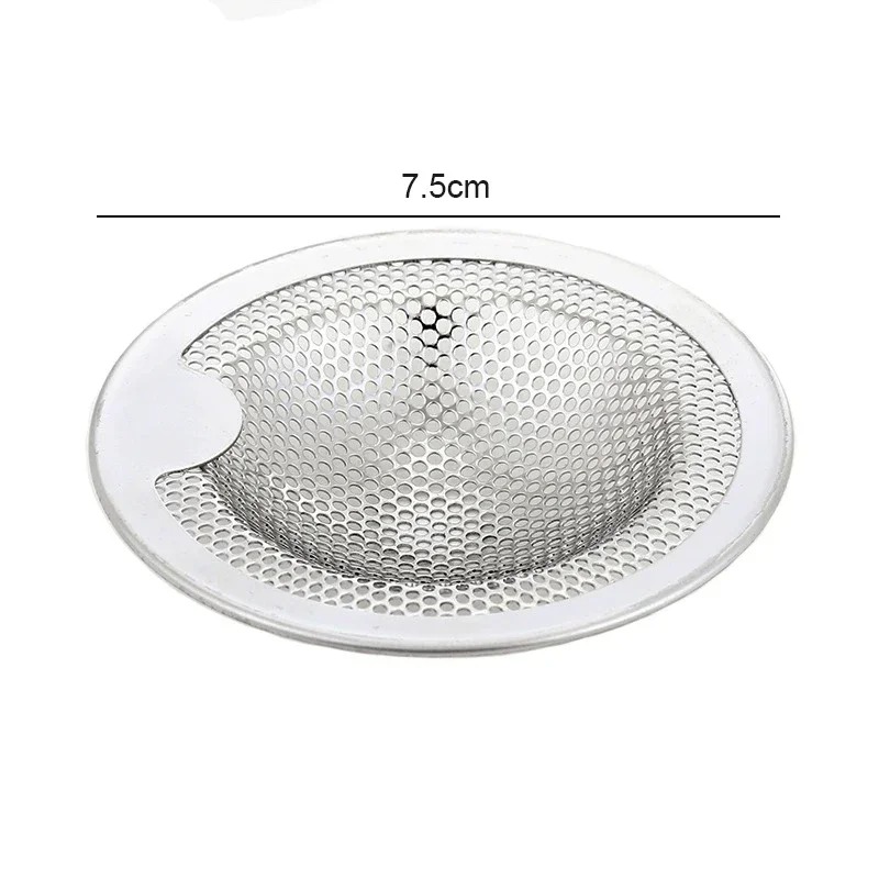 Filtro de acero inoxidable para fregadero de cocina, coladores de malla para alcantarillado, bolsas de malla desechables para filtro de fregadero, drenaje de suelo de baño, filtro de residuos de pelo: Verde militar