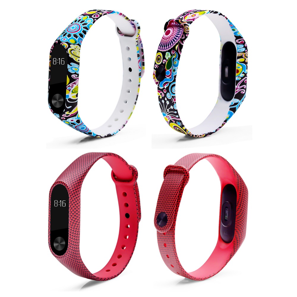 Correa BOORUI miband 2 correa pulseira silicona mi2 correa de muñeca de repuesto para xiaomi miband 2 pulseras inteligentes bandas