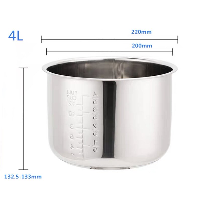 304 Stainless Steel Rice Cooker Liner High Pressur... – Grandado