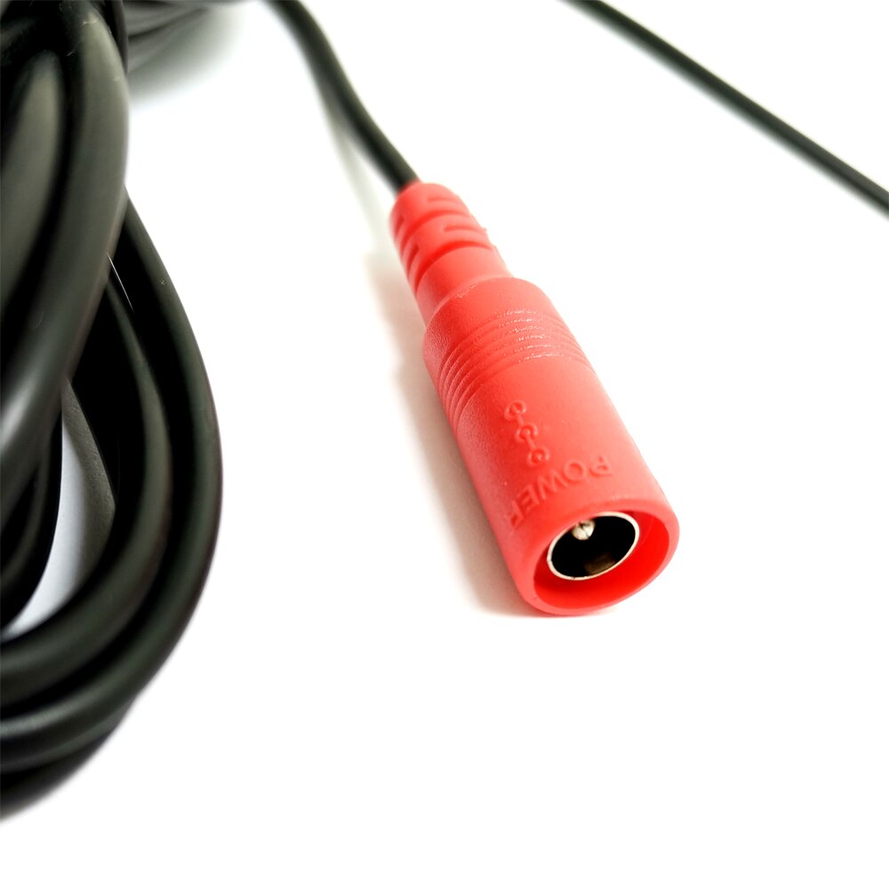 JIENUO 10M Camera Power Extension Cord Power Adapter Extension Cable CCTV Camera Extend Wire DC Power Cord 5.5*2.1mm Male Female