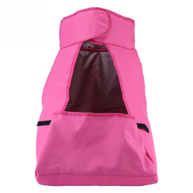 Vattentät universell barnvagn fot muff buggy 300d oxford tyg bomull barnvagn barnvagn fotöverdrag barnvagn barn tillbehör: Rosa