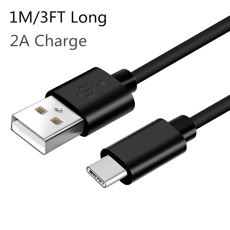 Cargador USB tipo C para coche, Cable de carga rápida QC 3,0, 5A, para Huawei P20, Honor 9X, 20, Redmi 8, Note 7, samsung galaxy Tab S6, S5e, S20: 2A Fast Type C Cable