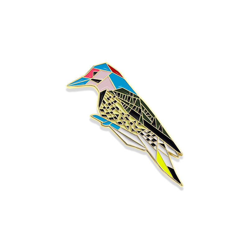 Hübsche Puzzle-aufbringen Eisvogel Emaille Broschen Bunte Schwalbe Vogel Kragen Stifte Für Rucksack Tasche Schmuck Mit: Ursprünglich Titel