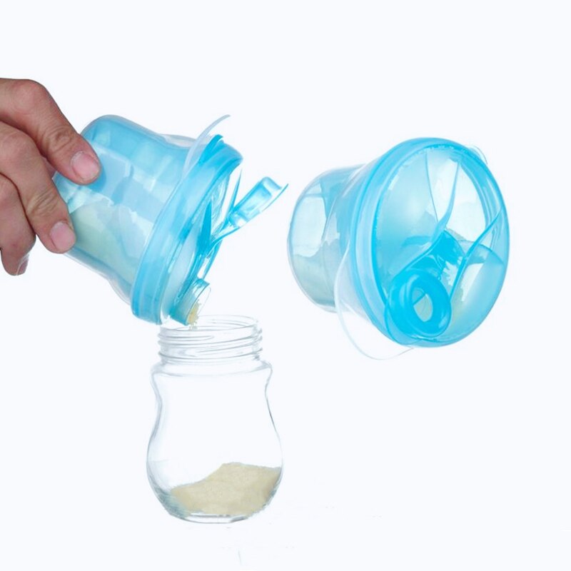 Hoge Capaciteit Baby Melkpoeder Container Melkpoeder Container Babyvoeding Opbergdoos Dubbele Laag Zuigelingen Voeden Doos Voor Pasgeboren