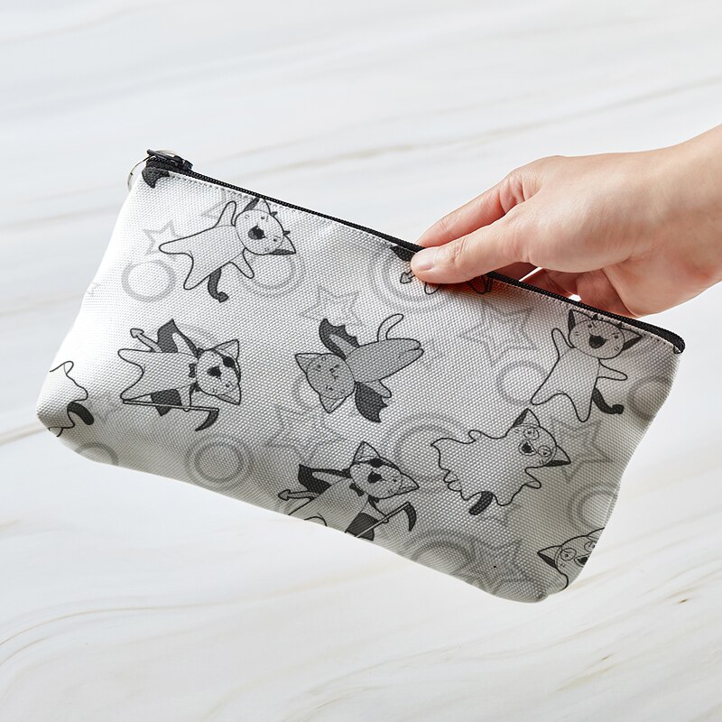 Tragbare frauen Lustige Karikatur 3D Schädel Kaninchen drucken Kosmetik Tasche Weibliche Nette machen-hoch Lagerung Beutel Organizer Schönheit Fällen: Stil9