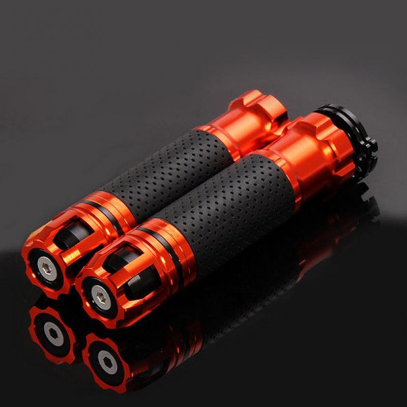 Motorcycle Accessories CNC Handlebar Grips Handle Grip Handle Bar Motorcycle Grips For Honda Kawasaki Yamaha Suzuki Hyosung: yellow