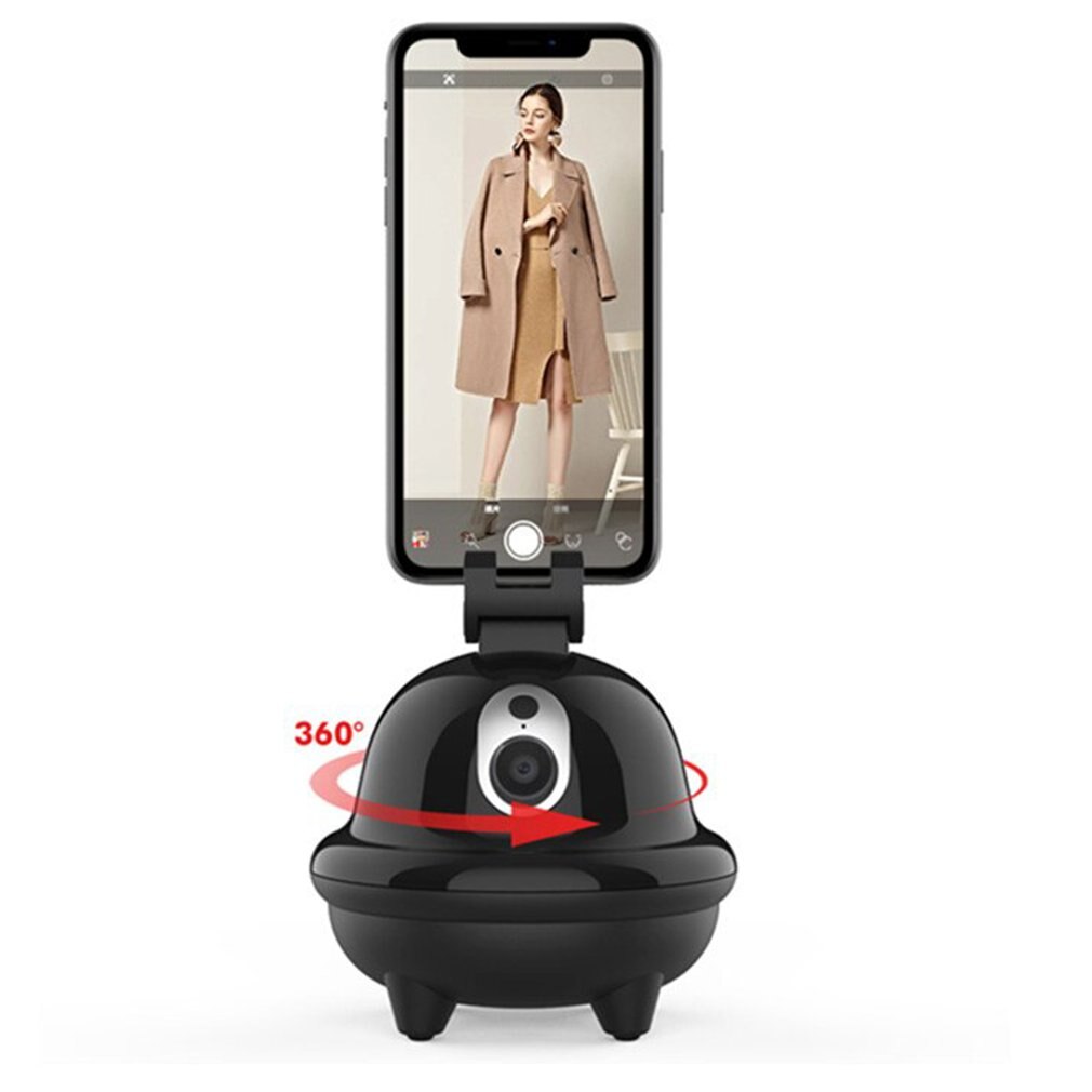 360 Degree Rotating Intelligent Camera PTZ Mobile Phone Short Video Photo Rotating PTZ Stand Desktop Pan/tilt