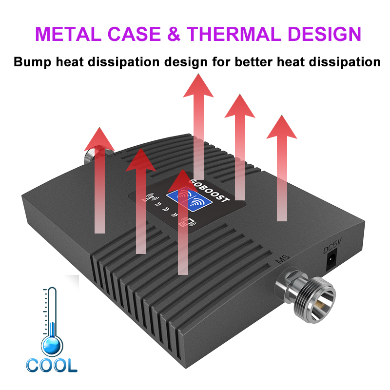 GOBOOST-amplificador de señal de 2 bandas, repetidor de teléfono móvil Gsm 850, 900, 2G, 3G, 2100, LTE, 4G, AWS, 1700 piezas, 1900, DCS, 1800 MHz