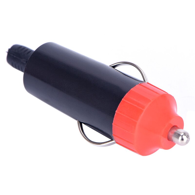 1pc moto prise chargeur secteur adaptateur connecteur + fusible convertisseur prise 12V mâle voiture allume-cigare prise