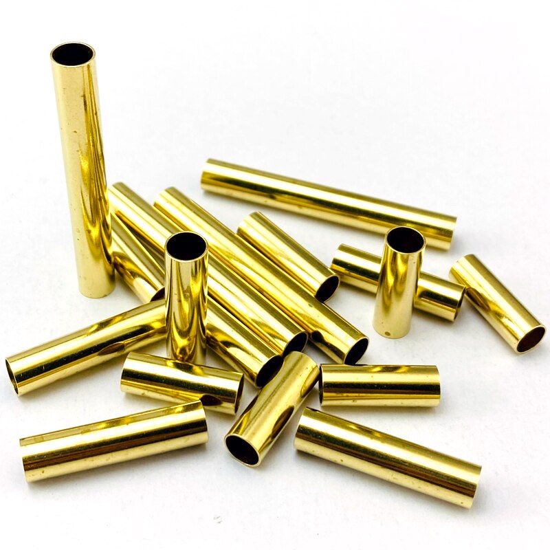 2pieces DIY Knife Handle Rivet Brass Hollow Copper Tube / Steel Bar Die for DIY Knife Handle Material